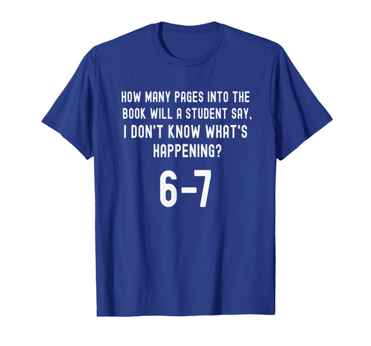 67 Shirt for Teachers 67 Meme English Teacher Six Seven T-Shirt