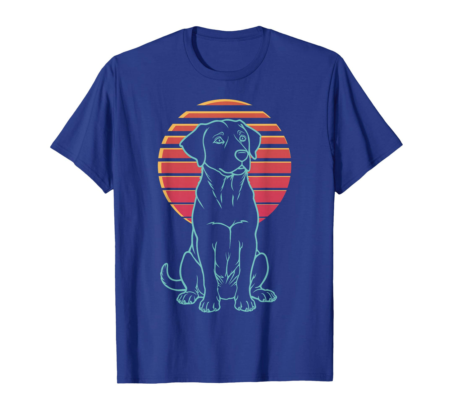 Labrador Retriever Lover Dog Owner Retro Synthwave 80s T-Shirt