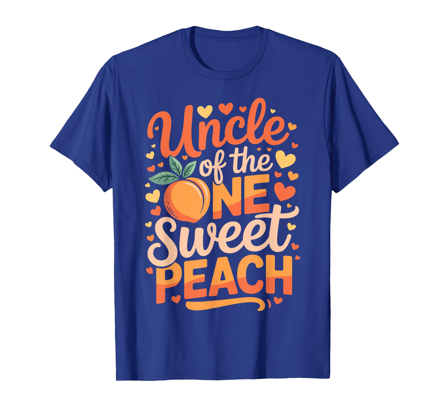 Uncle of The One Sweet Peach Family Matching T-Shirt