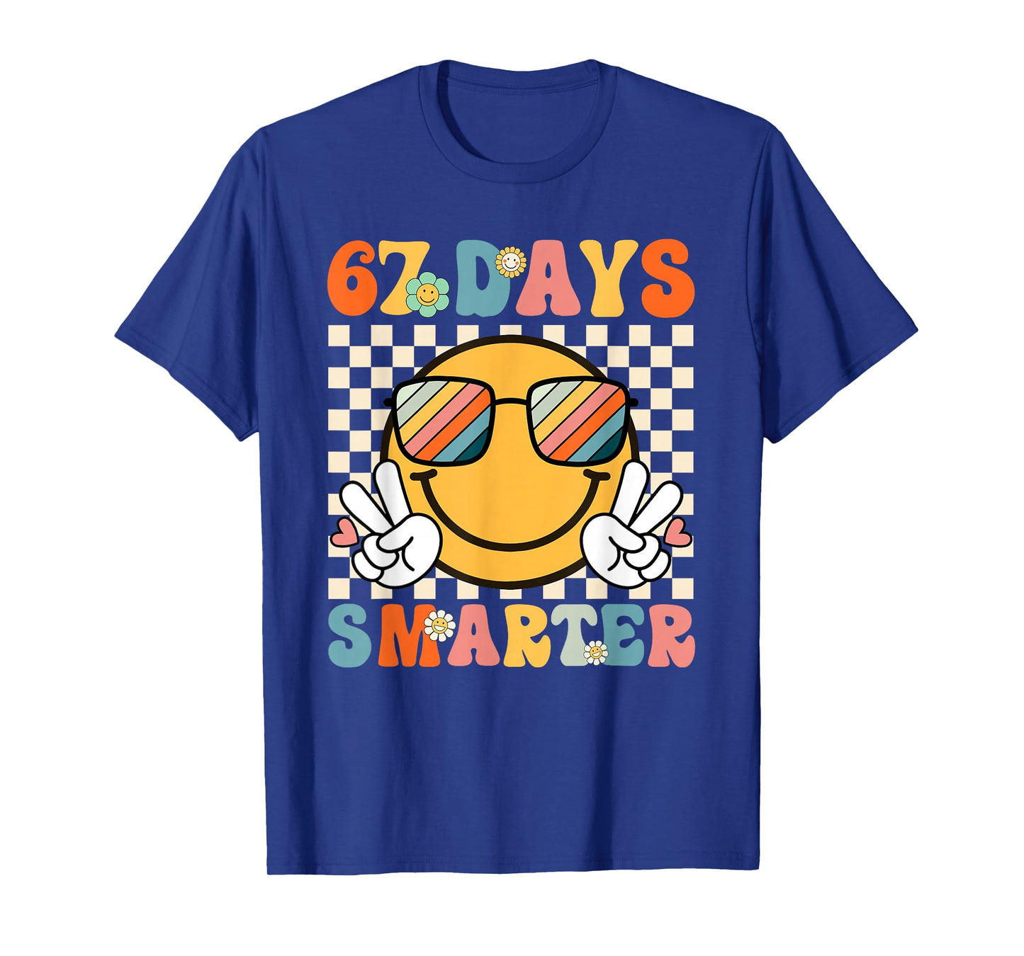 67 Days Smarter 67th Day of School for Teachers and Students T-Shirt