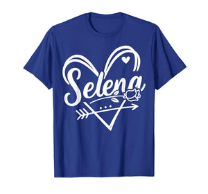 Vintage Selena Name Heart Arrow Rose Gift for Men Women Kid T-Shirt