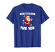 Santa 10k Here to Sleigh Christmas Running Pun T-Shirt