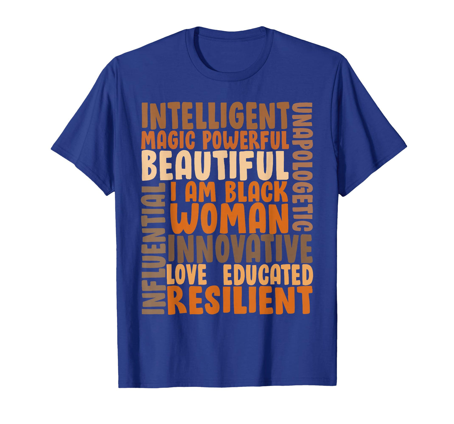 I Am Black Woman Black History African American Girl Women T-Shirt