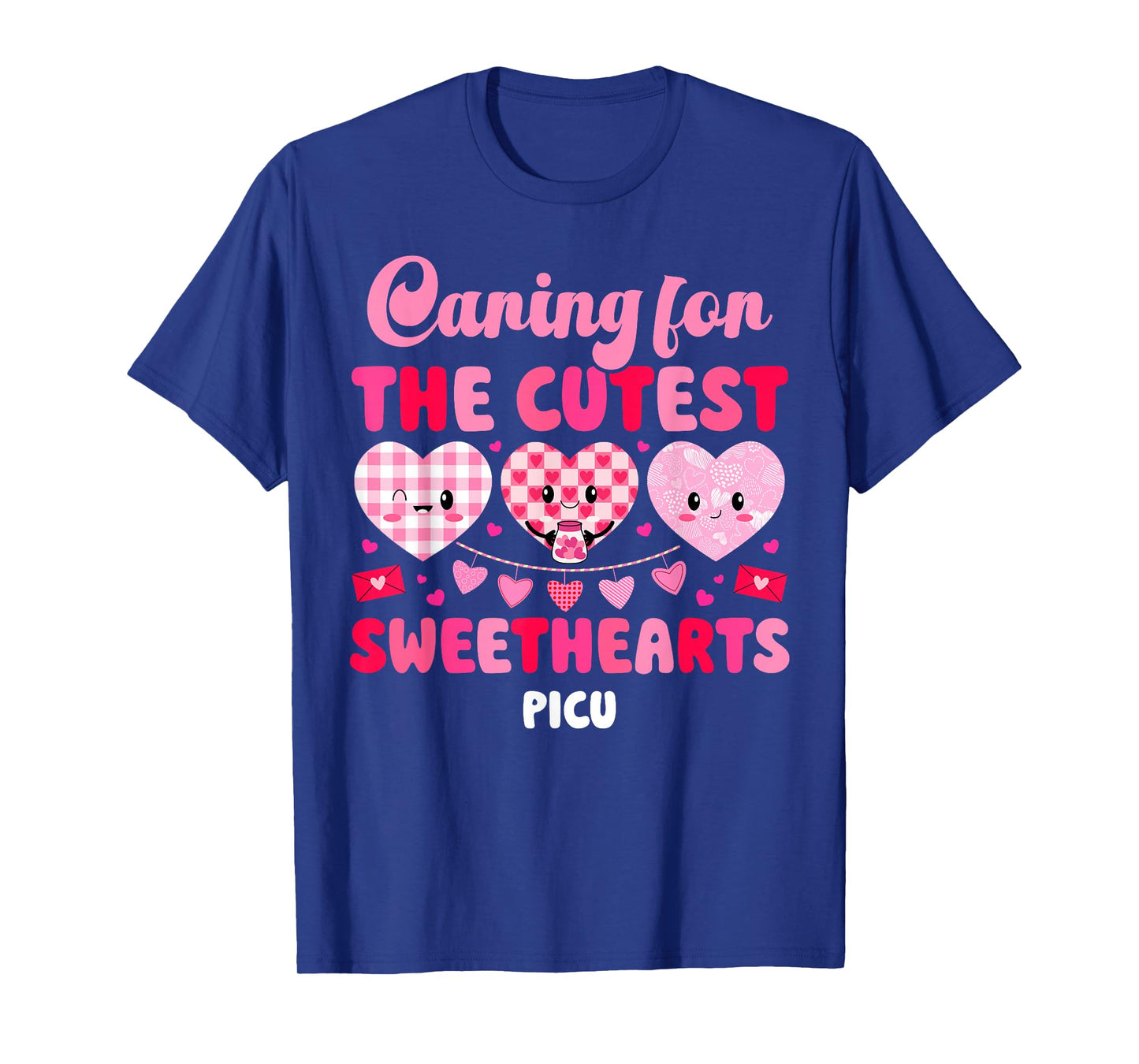 Valentine PICU Nurse Valentines Day Pediatric ICU Nurse T-Shirt