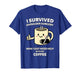 I Survived Shoulder Surgery Funny Coffee Design T-Shirt
