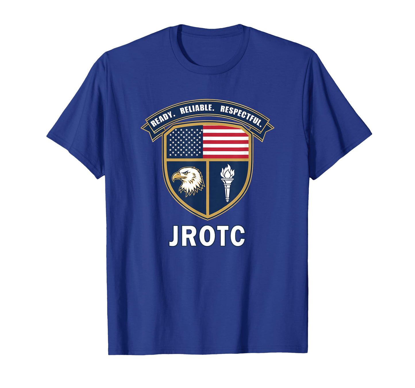 JROTC Patriotic Ready Reliable Respectful Cadet Design T-Shirt