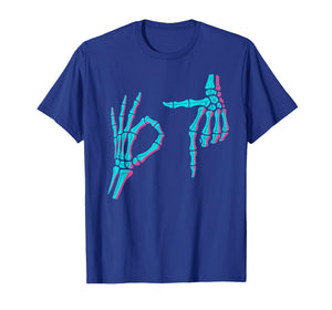 Skeleton Hand Funny Six Seven 6 7 Meme 67 Halloween Costume T-Shirt