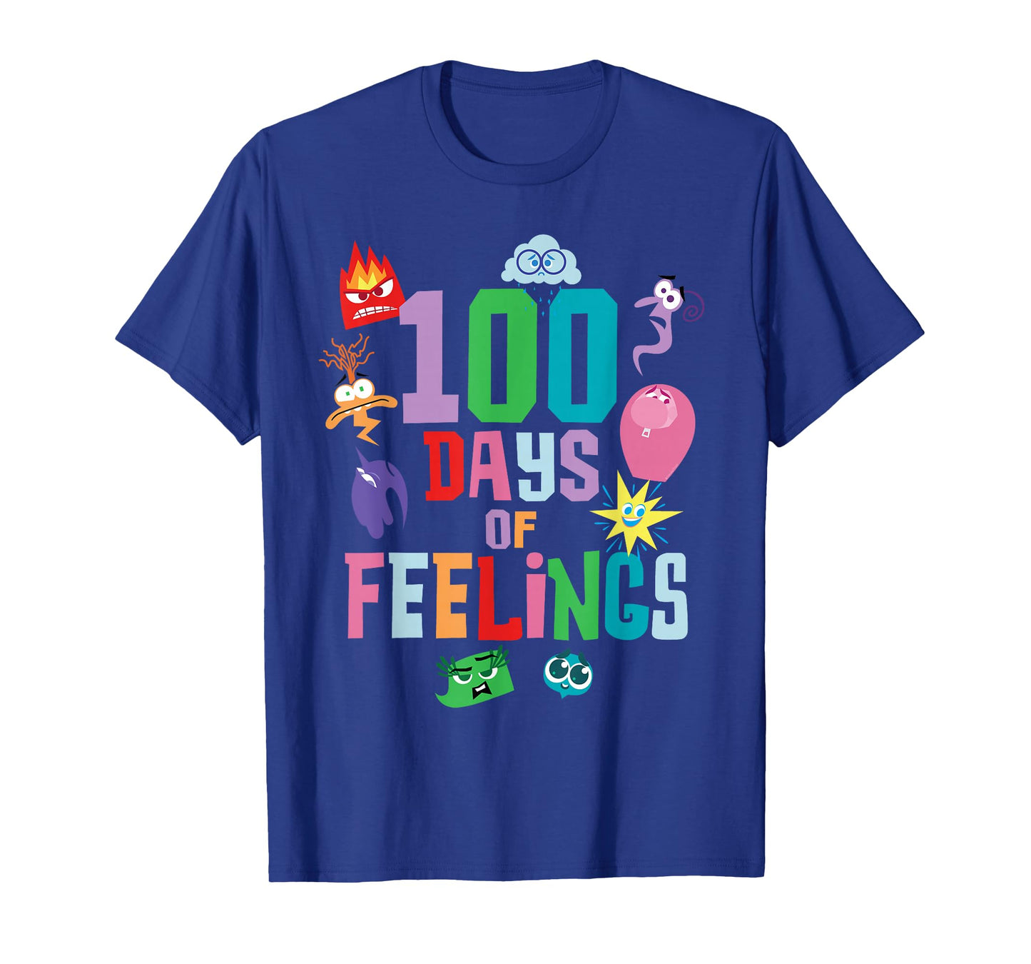 Disney & Pixar's Inside Out 100 Days of Feelings and School T-Shirt