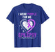 I Wear Purple for Me Epilepsy Awareness Month Heart Warrior T-Shirt
