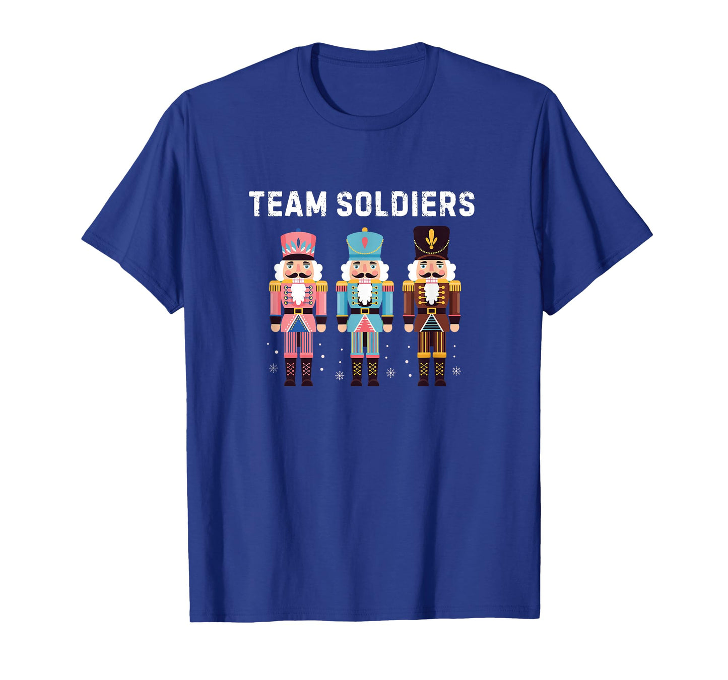 Team Soldiers Nutcracker Matching Funny Holiday Design T-Shirt