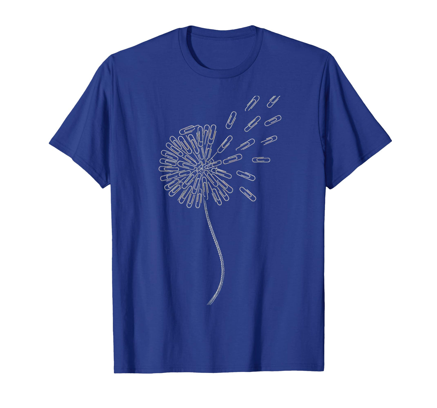 Paperclip Dandelion - Artistic Flower Nature T-Shirt