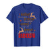 Funny Santa Christmas Reindeer Name List Men Womens Kids T-Shirt