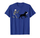 Funny Great Dane Running Skeleton Halloween T-Shirt