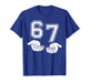 Retro Six Seven 6 7 Funny 67 Gen Alpha Slang 6-7 Meme School T-Shirt