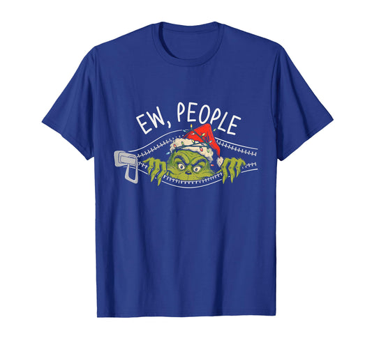 Ew People Xmas Funny Santa Sarcastic Anti Social Introvert T-Shirt