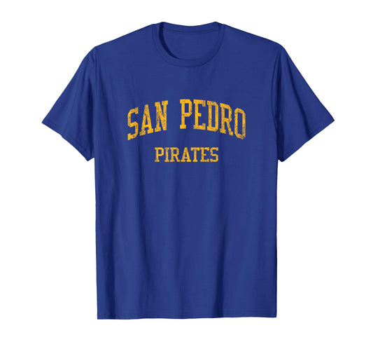 San Pedro High School HS San Pedro CA Vintage Sports T-Shirt