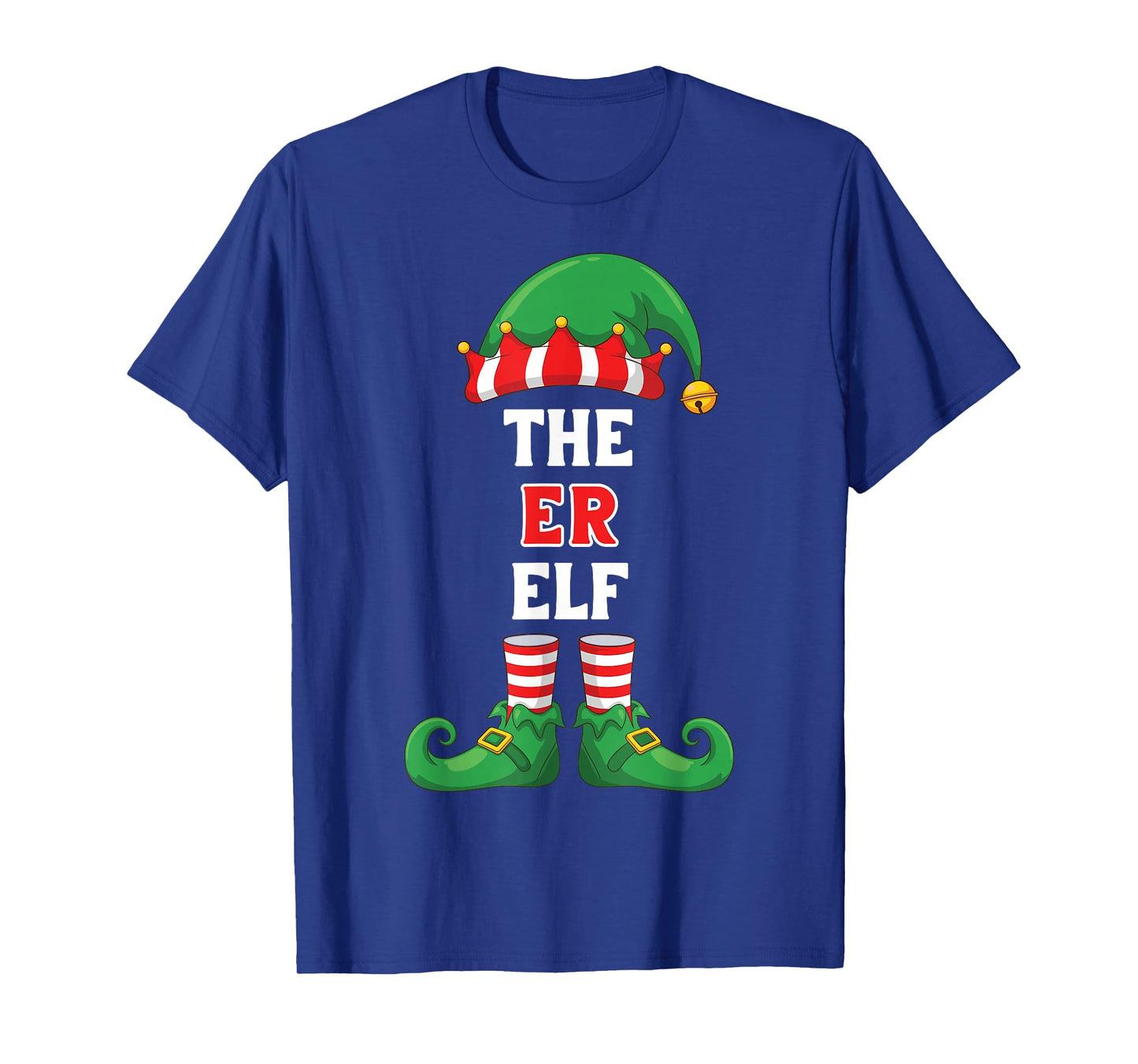 The ER Elf Shirt Christmas for ER Nurse Doctor Tech Top T-Shirt
