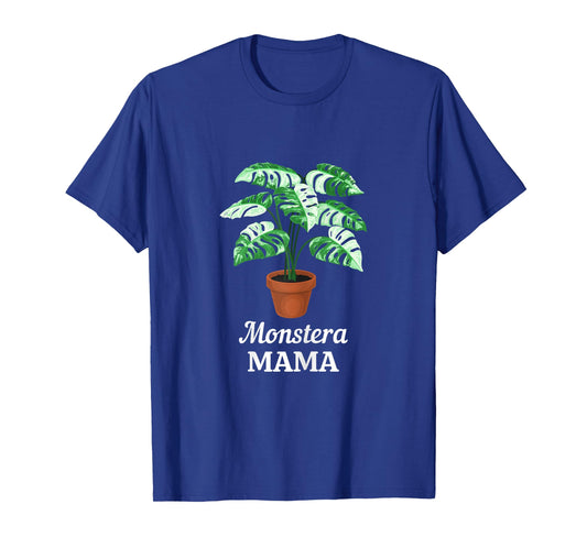 Monstera Mama Crazy Plant Lady Variegated Monstera T-Shirt