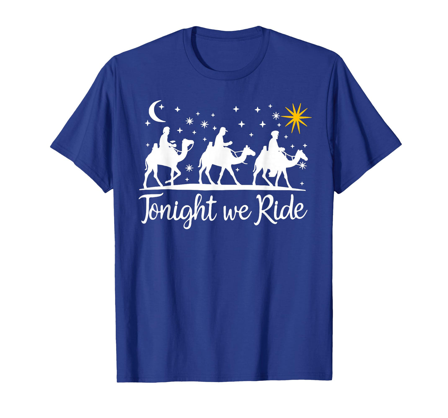 Retro Tonight We Ride Christmas Christian Christmas Saying T-Shirt