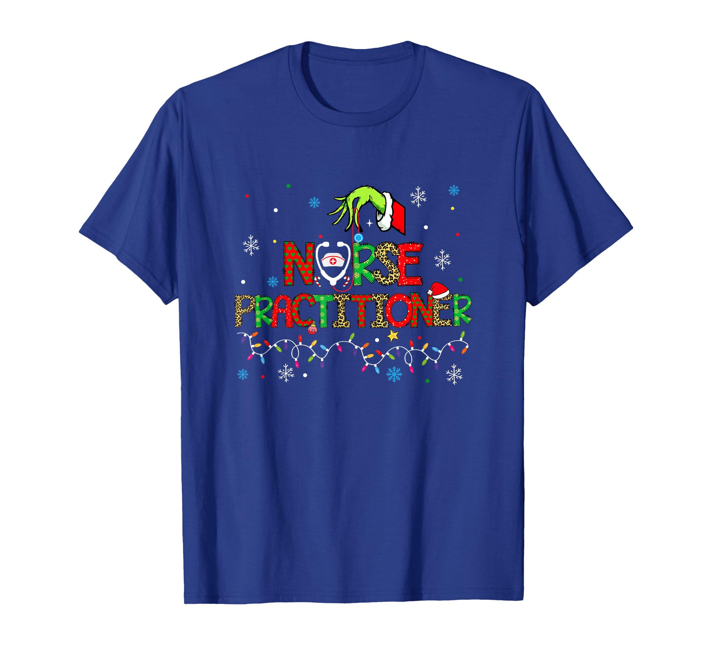 Nurse Practitioner Christmas Shirt for Women T-Shirt