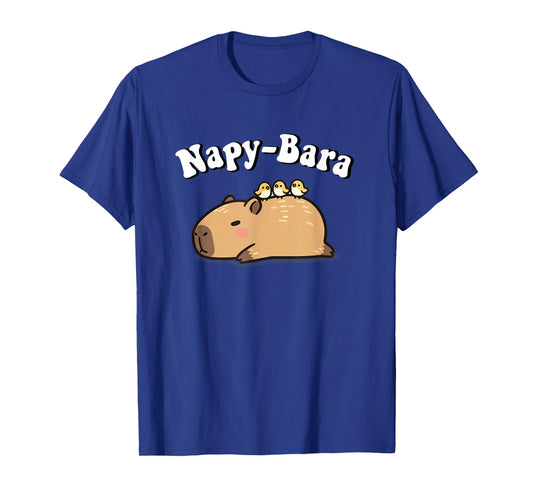 Kawaii Kids Sleep Napy Bara Boys Girls Capybara Pajama Shirt T-Shirt