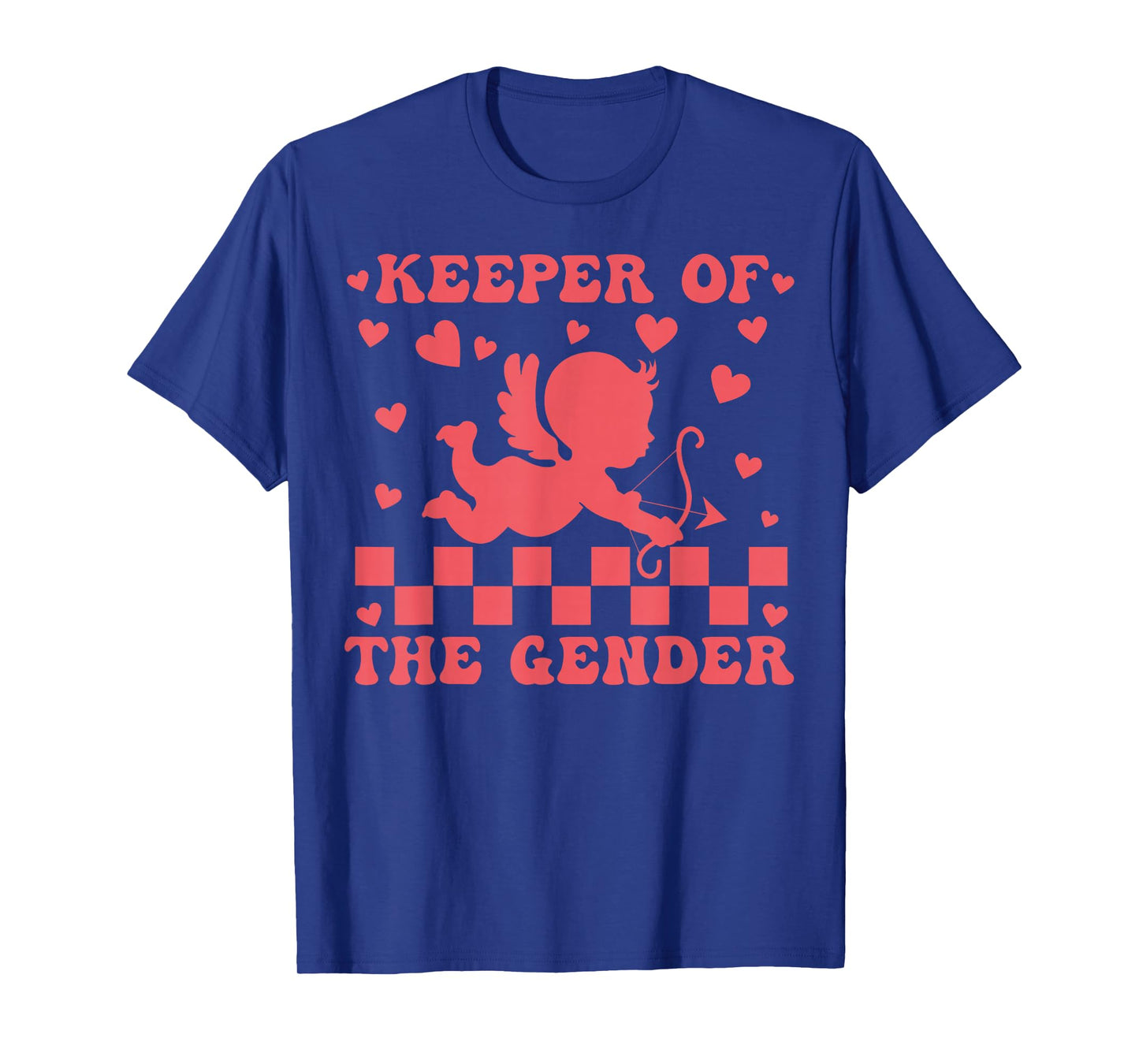 Keeper of The Gender Valentines Cupid Pregnancy Revealing T-Shirt