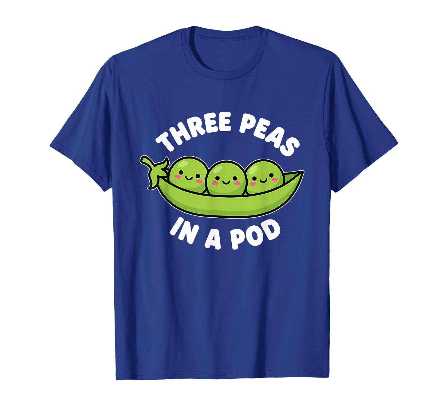 Funny Three Peas in A Pod Cute Kawaii T-Shirt
