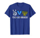 Peace Love Hanukkah Jewish Menorah Chanukah Womens Girl Kids T-Shirt