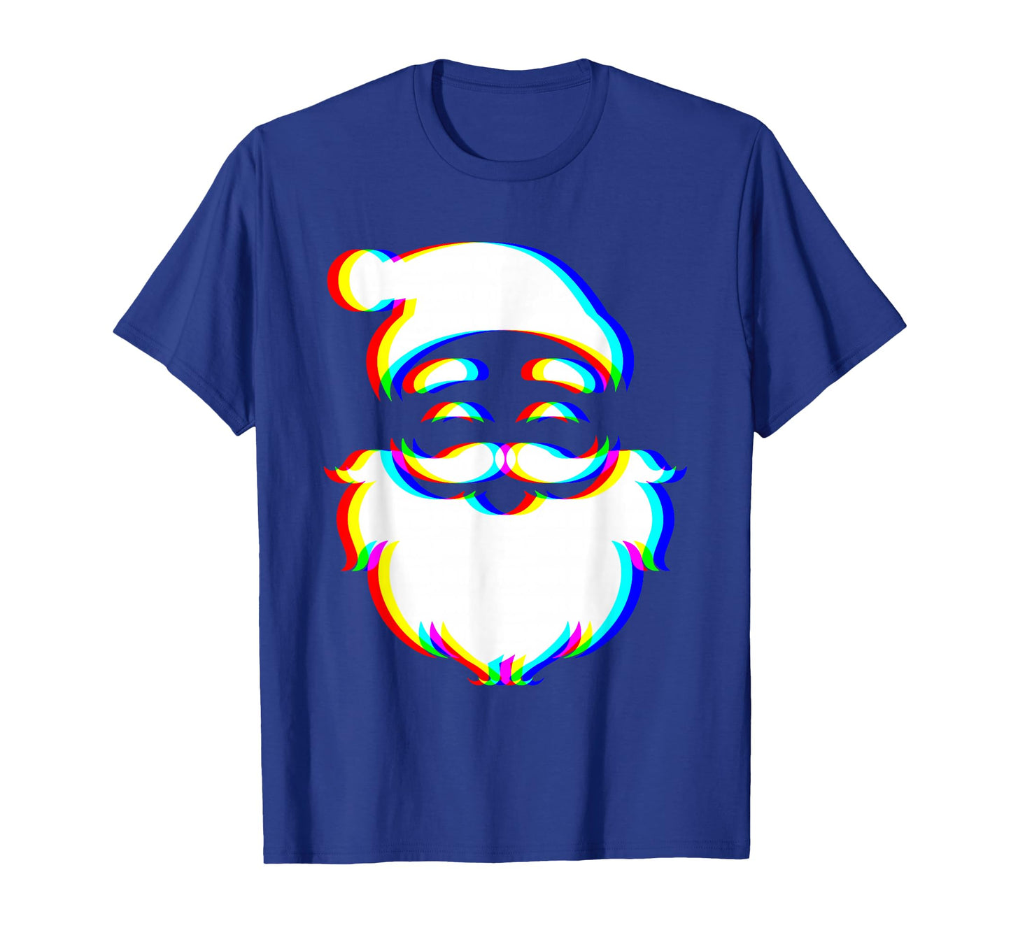 Santa Christmas Xmas Trippy Vaporwave EDM Techno Rave T-Shirt
