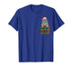 Manatee Buffalo Plaid Green Red White Pocket Christmas PJm T-Shirt