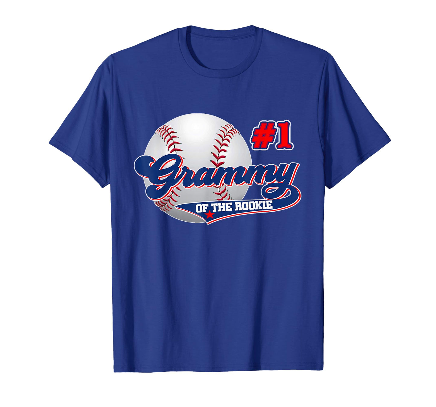 Grammy Rookie of Year 1st Birthday Baseball Theme Matching T-Shirt