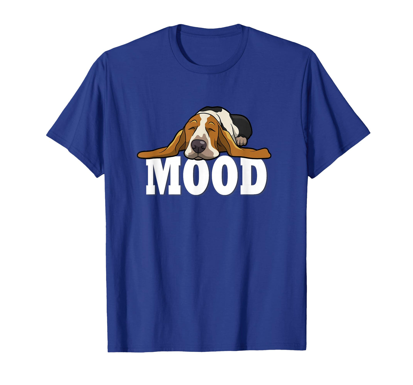 Sleeping Pajama Mood Basset Hound Lover T-Shirt
