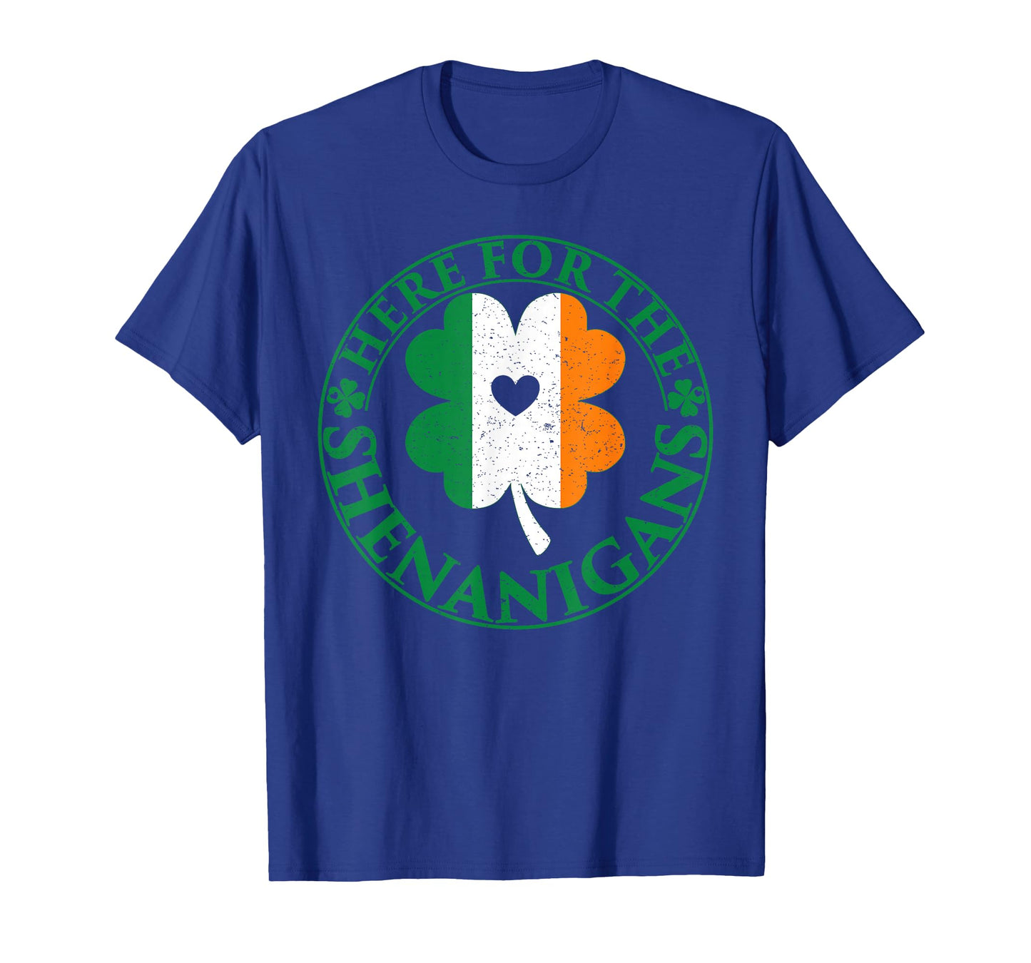 Here for The Shenanigans St Patricks Day Men Women Kids T-Shirt