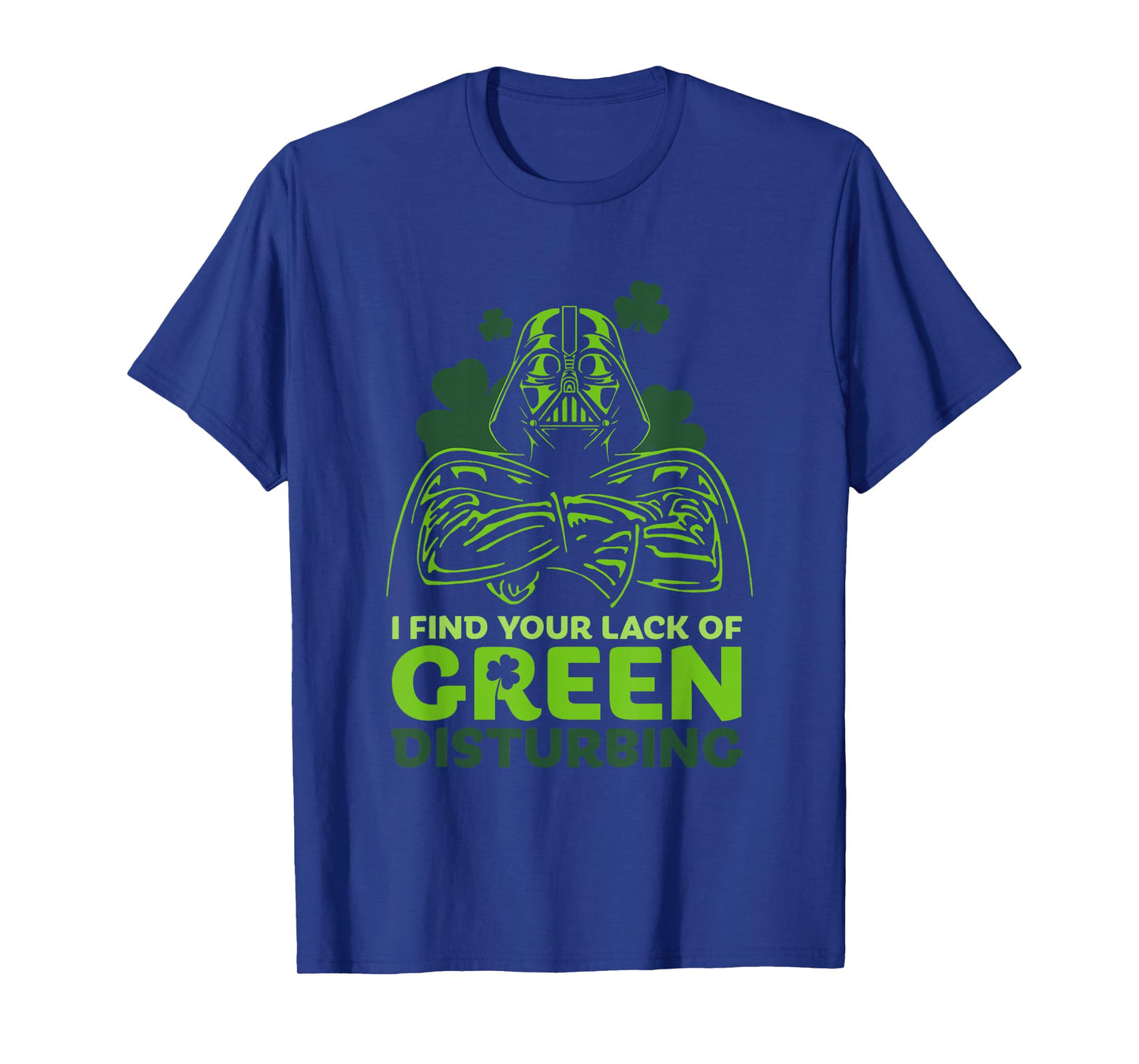 Star Wars A New Hope Holiday Darth Vader Green Clover T-Shirt
