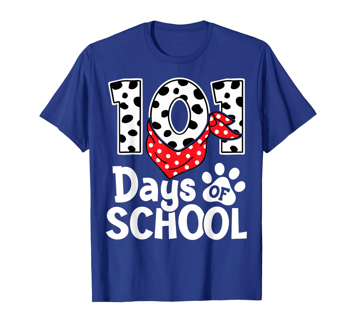 100 Days of School Dalmatian Dog Teachers Boys Girls Kids T-Shirt