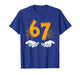 Funny Six Seven 6 7 Meme Number 67 Design Couples Halloween T-Shirt