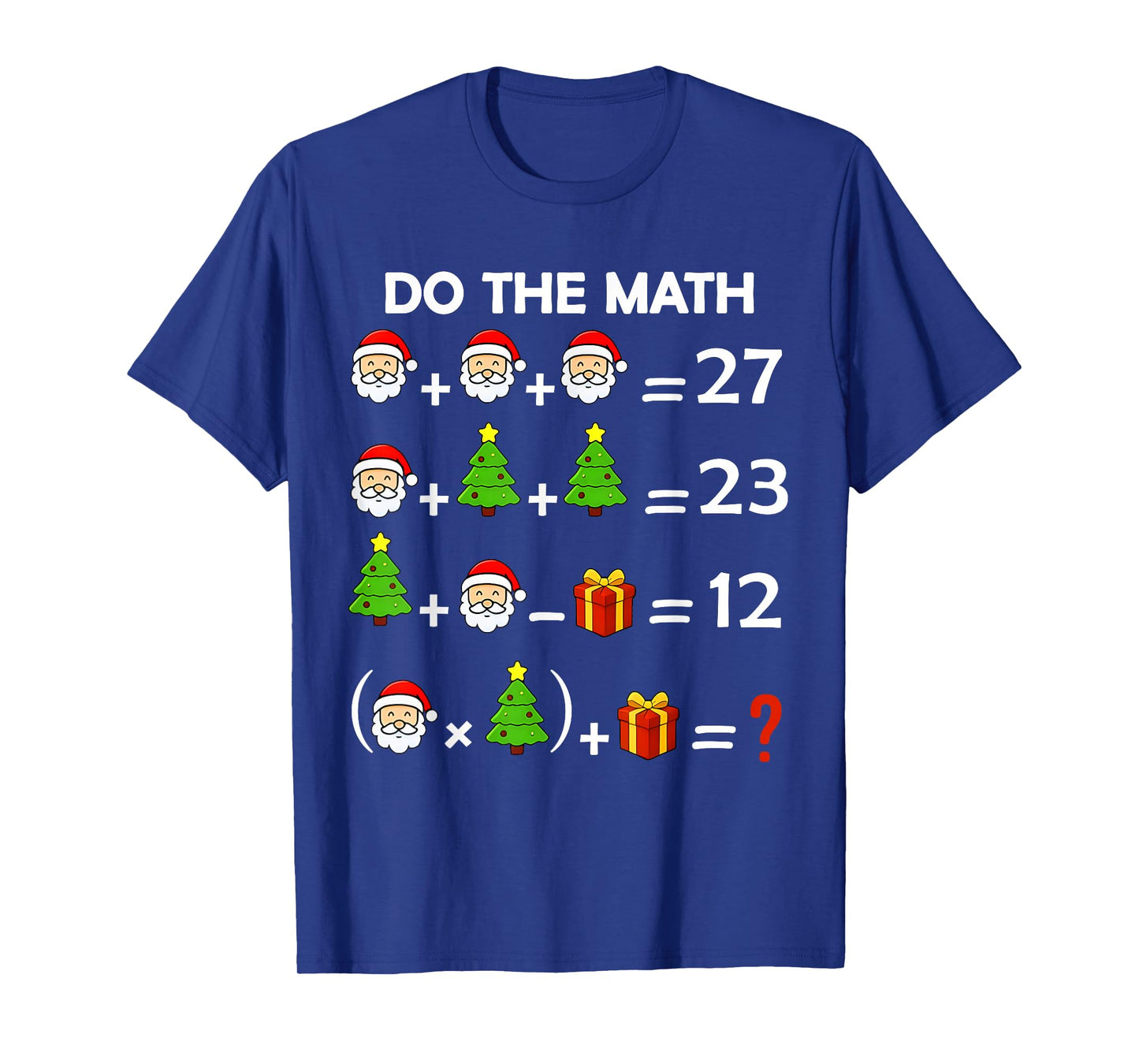 Funny 67 Meme Christmas Math Teacher Santa Six Seven Puzzle T-Shirt