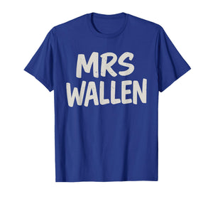 Cute Retro Grunge Vintage Funny Minimalist Future Mrs Wallen T-Shirt