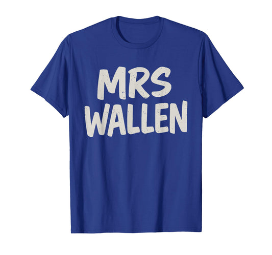 Cute Retro Grunge Vintage Funny Minimalist Future Mrs Wallen T-Shirt