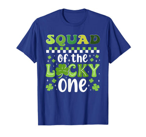 Squad of The Lucky One First Birthday St Patrick's Day T-Shirt