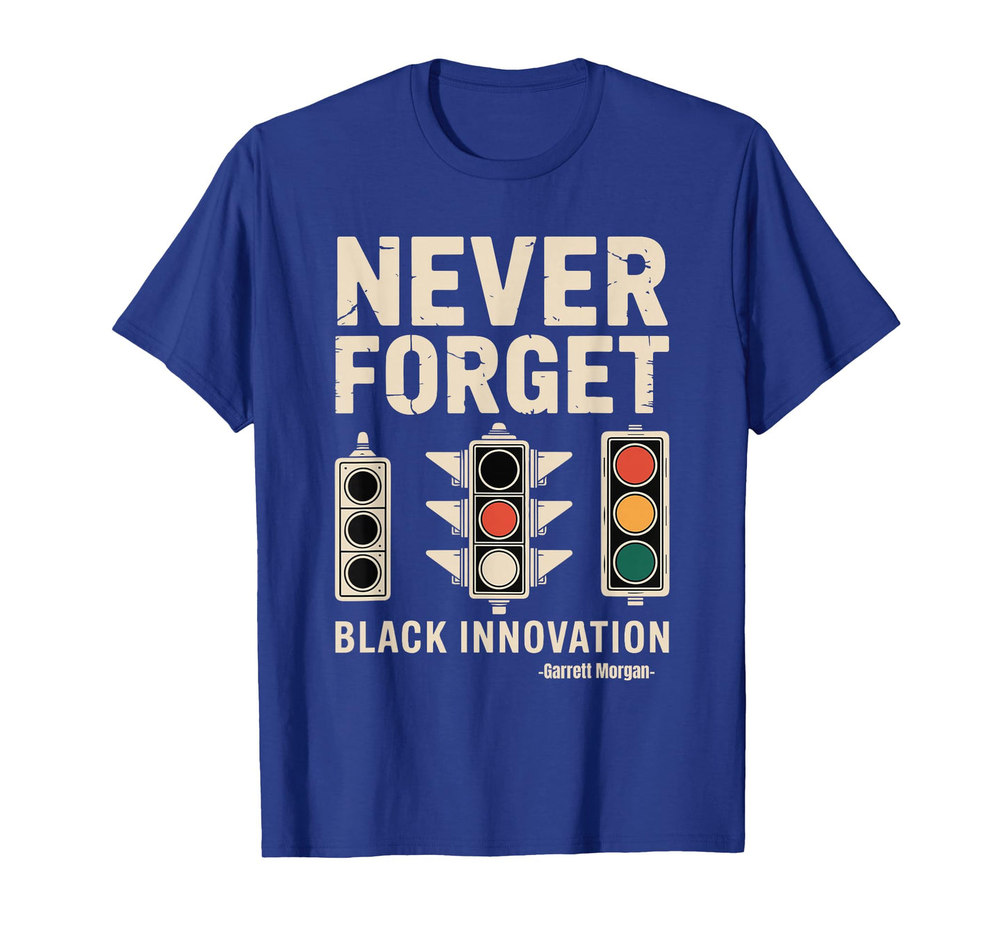 Never Forget Black Innovation Traffic Signal Black History T-Shirt