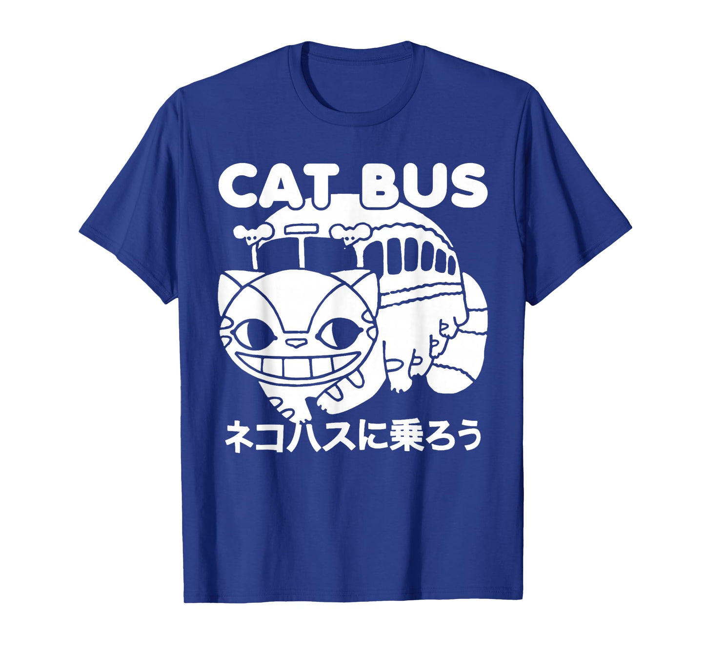 Cat Bus Anime Style Japanese Retro Gift for Fan T-Shirt