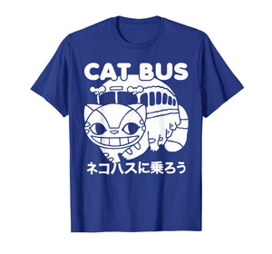 Cat Bus Anime Style Japanese Retro Gift for Fan T-Shirt