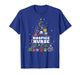 Hospice Nurse Christmas Tree Lights Womens Mens Kids T-Shirt