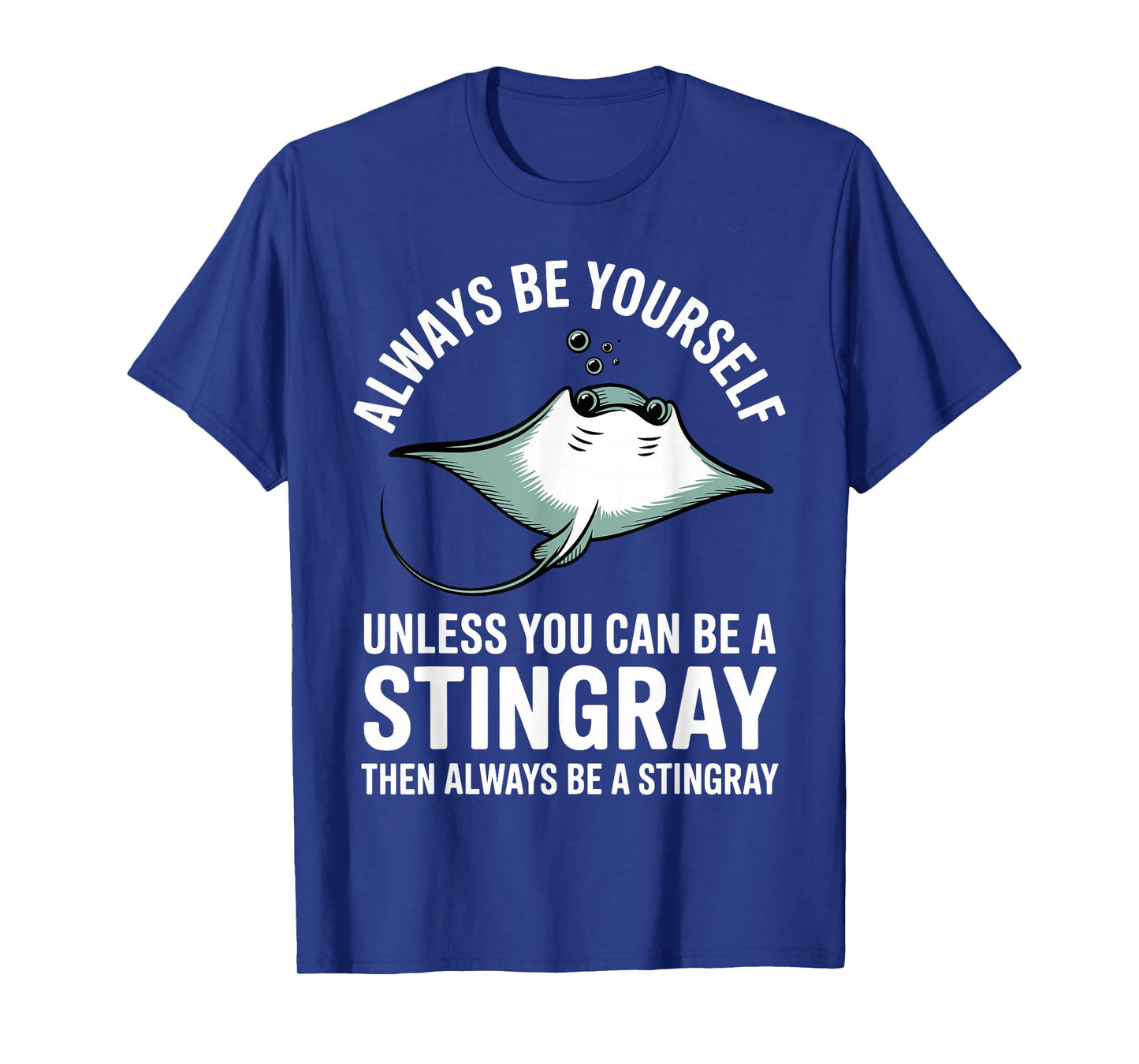 Cool Stingray Art for Women Men Sea Fish Stingray Lover T-Shirt