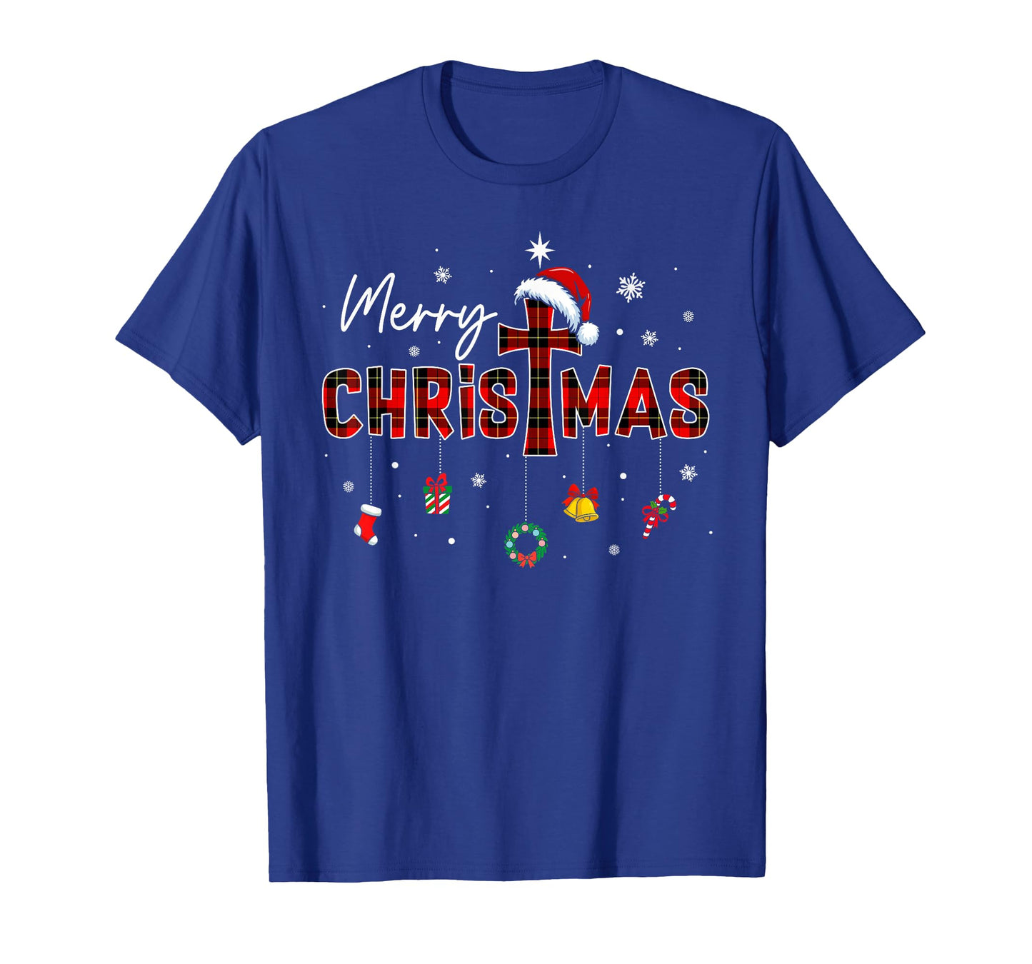Merry Christmas Xmas Christian Jesus Holiday Family Pajamas T-Shirt