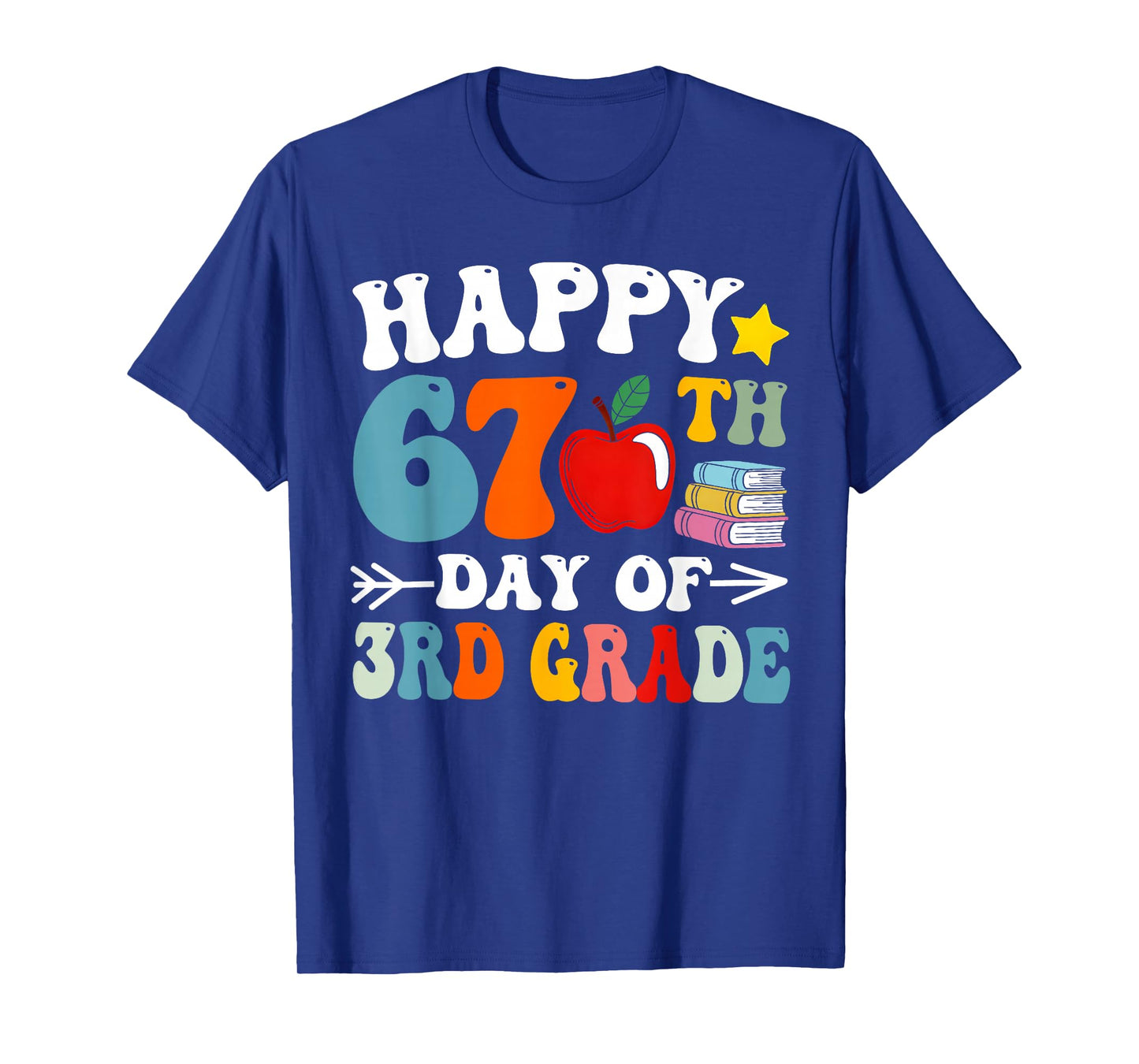 Happy 67th Day of 3rd Grade Teachers 67 Days of School Kids T-Shirt