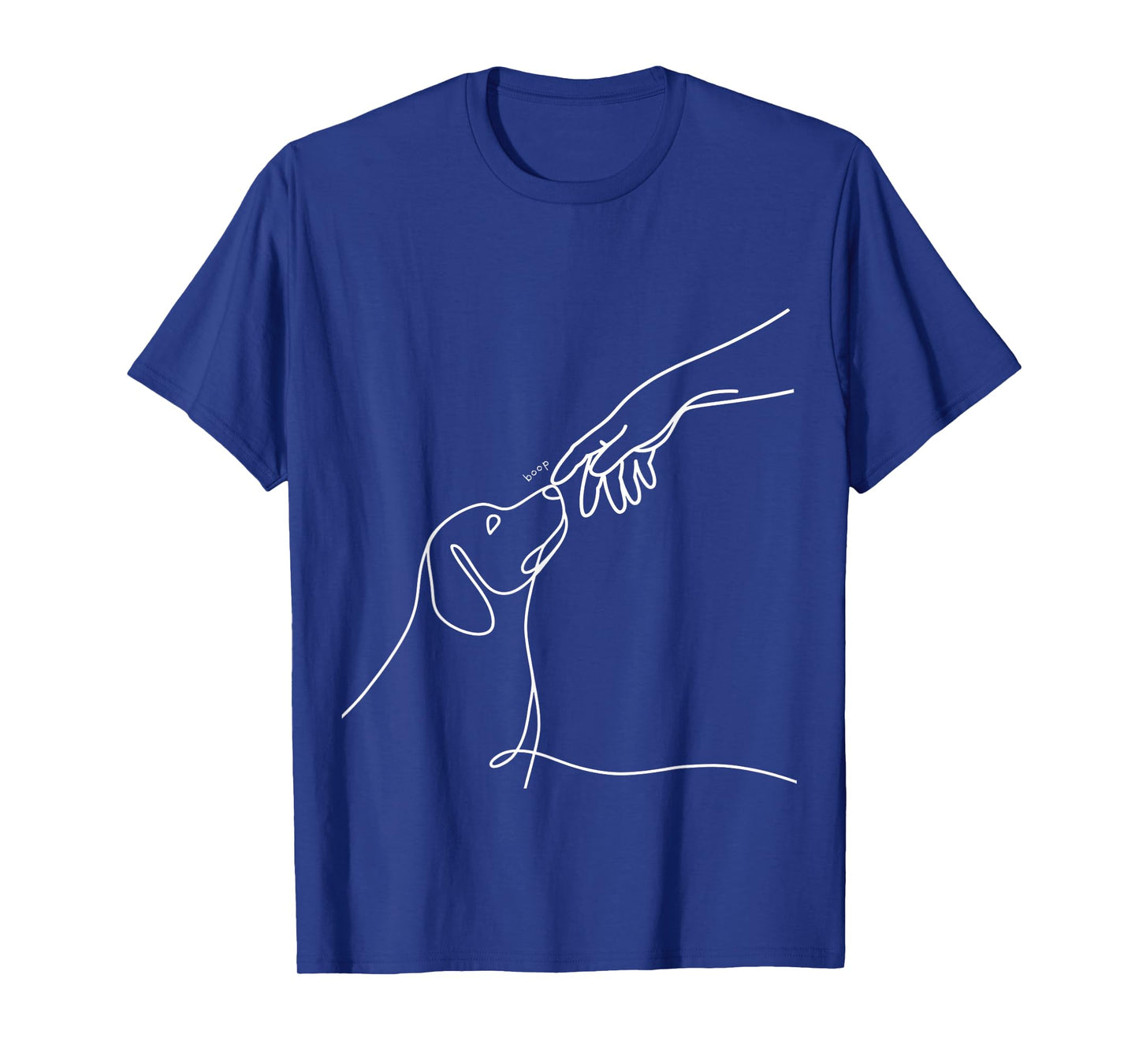 Dog Boop Adorable Puppy Minimalist Line Art Cute Pet Owner T-Shirt
