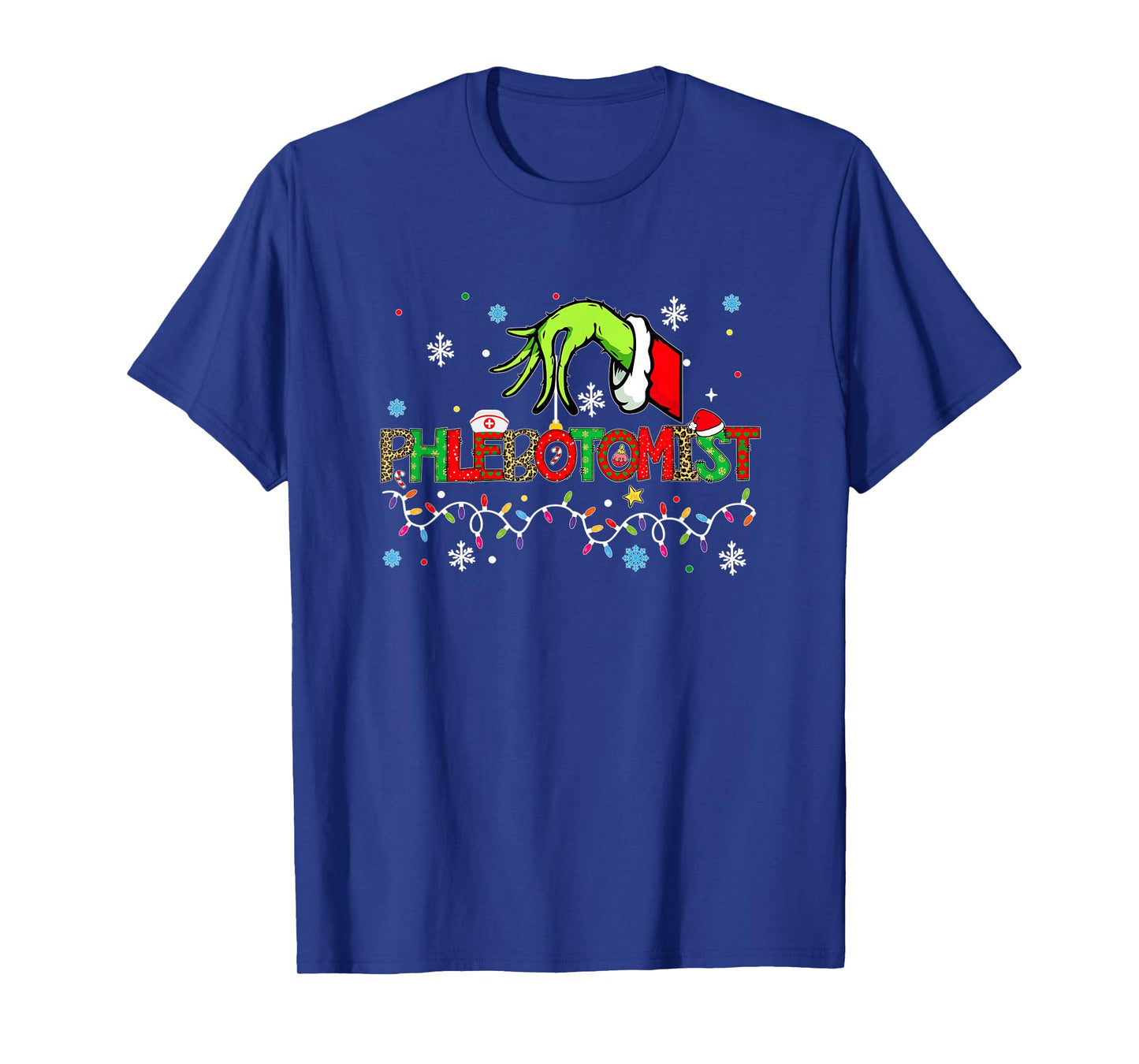 Phlebotomist Christmas Shirt for Women T-Shirt