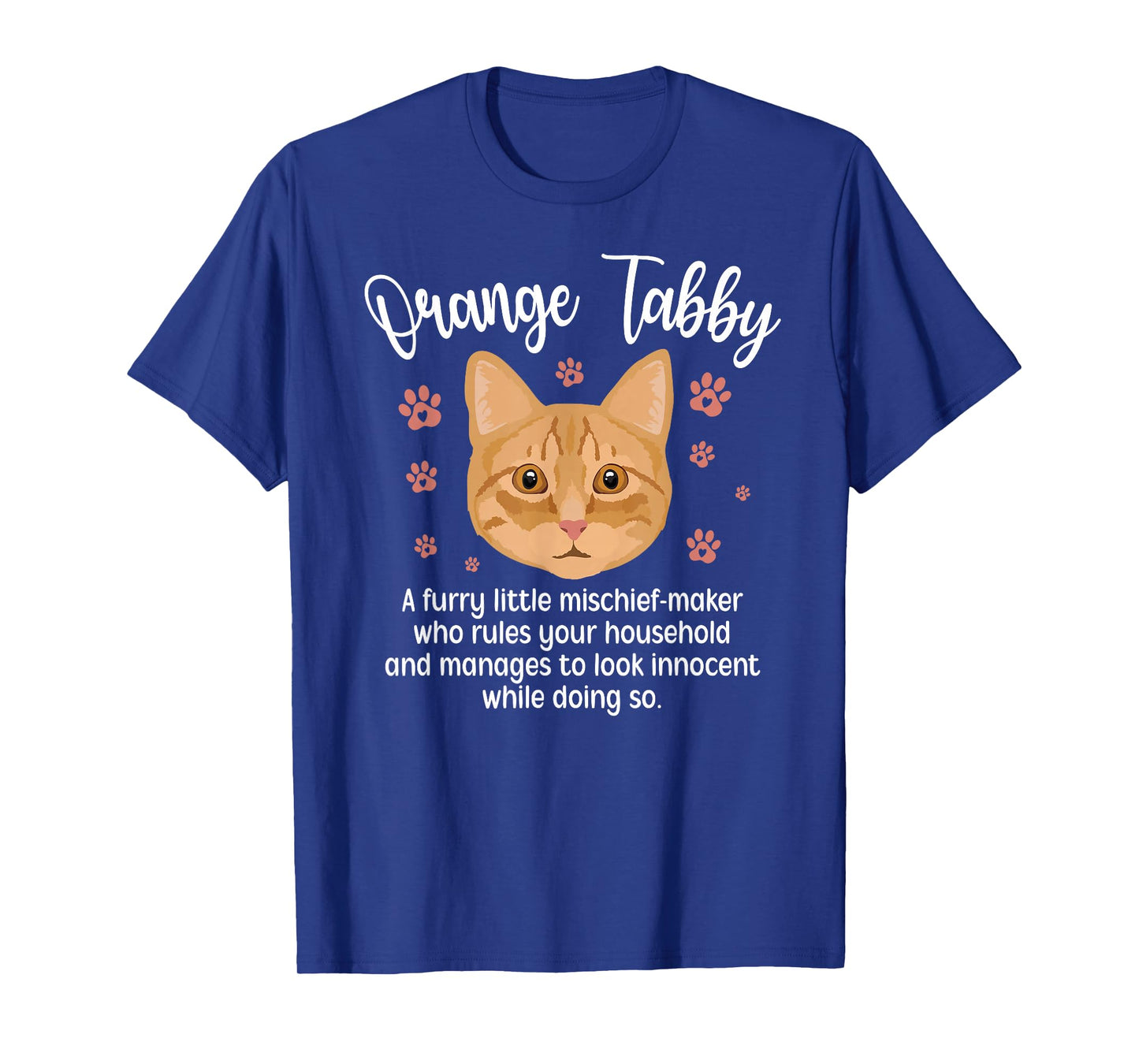 Funny Orange Tabby Cat Owner Orange Tabby Cat Lover T-Shirt
